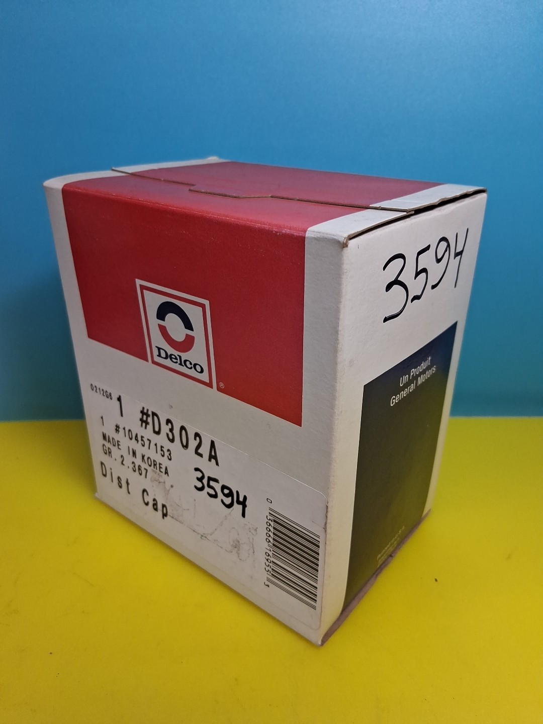 GM OEM ACDelco Distributor Cap 4 Cylinder D302A 10457153 NOS in OEM sealed box