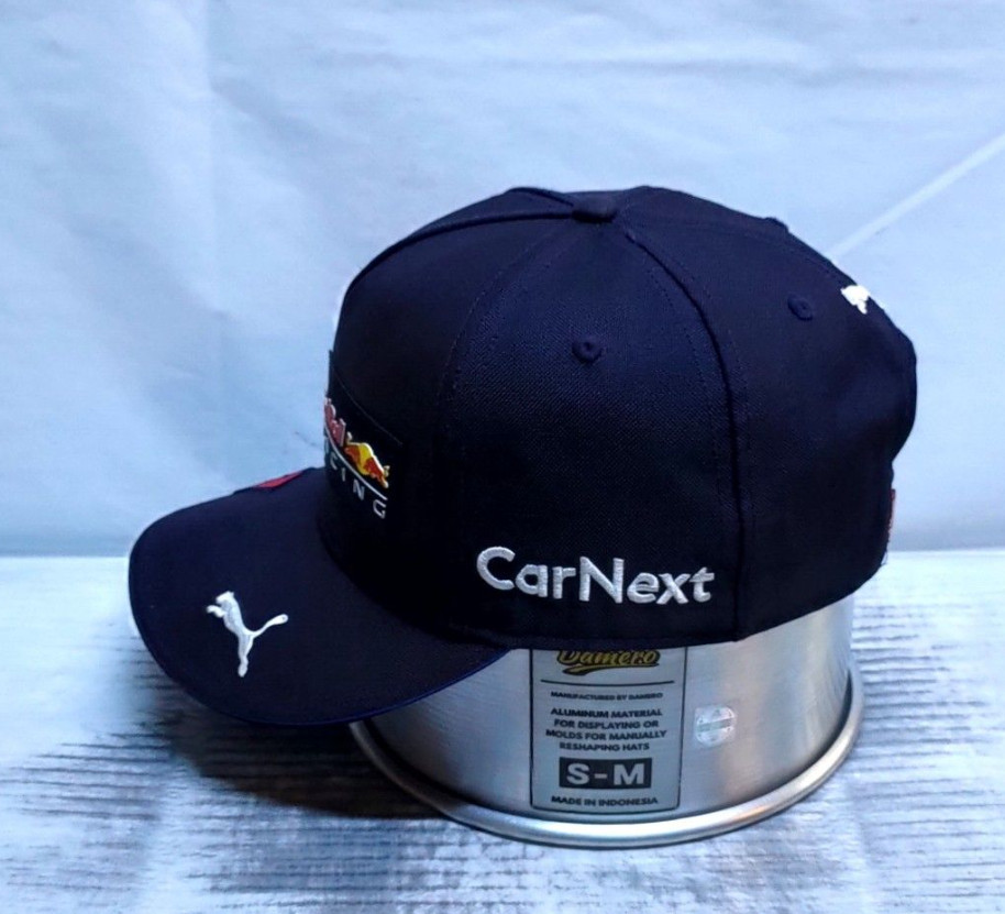 Max Verstappen Red Bull Racing PUMA F1 Cap Navy Adjustable Flat Brim Hat New