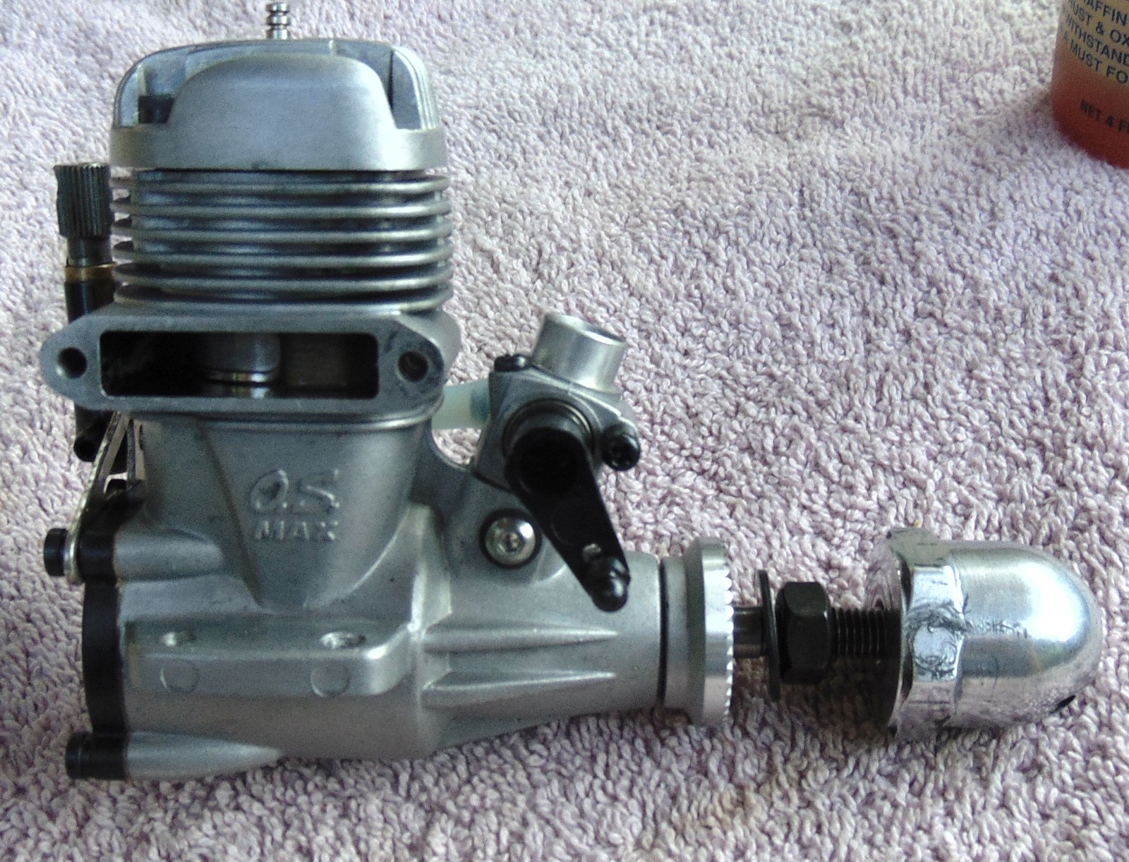 OS LA 40 RC Model Airplane Engine, cleaned, ex compression