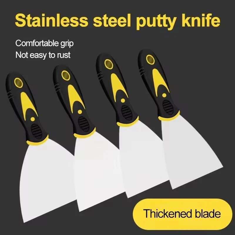 2/3/4/5 Inch Stainless Steel Putty Knife Scraper Shovel Paint Tools Construction