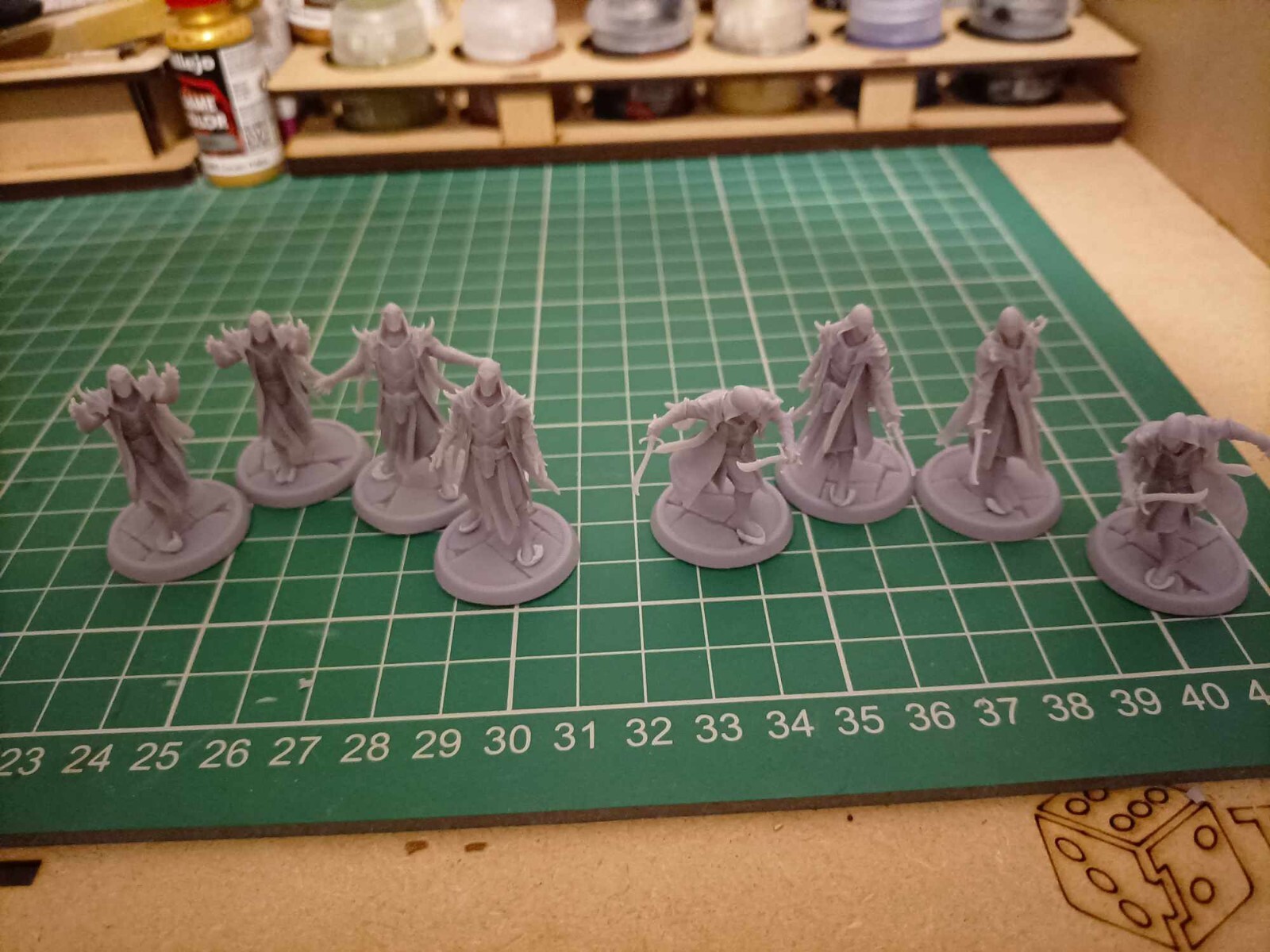 Cultist bundle - large congregation - Summoning ritual. Dnd Miniatures. 32mm