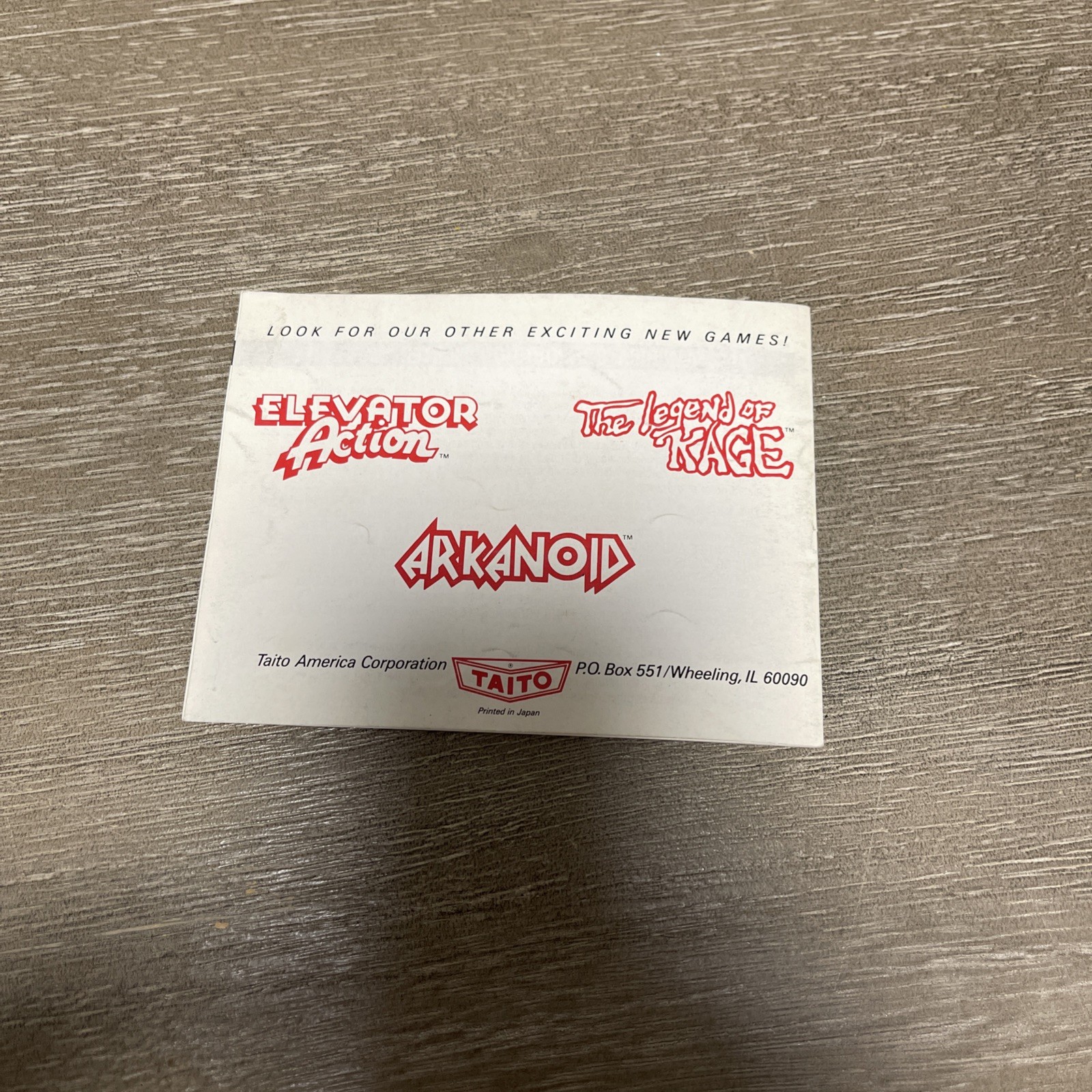 renegade nes manual