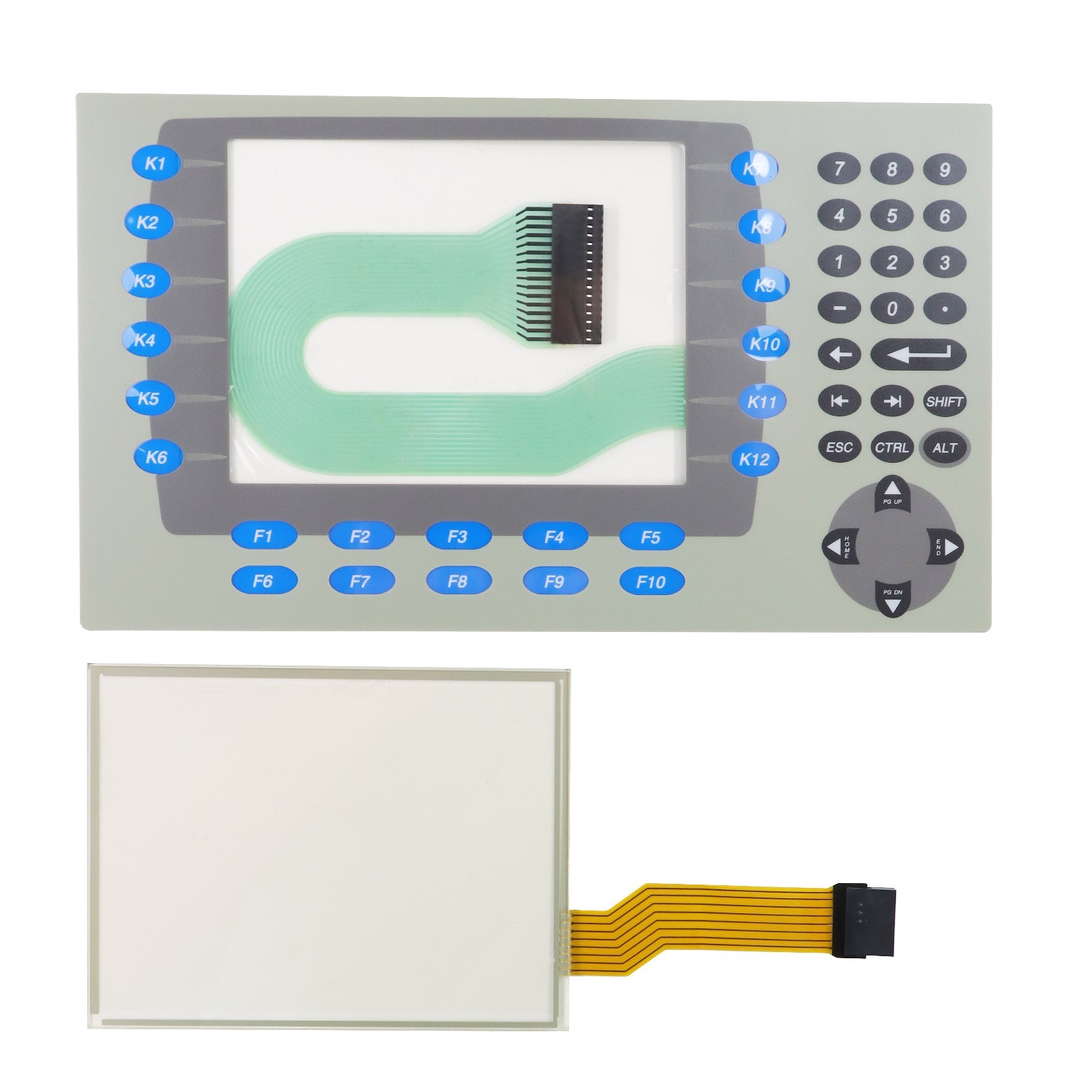 2711P-RDB7C Touch Screen Panel for 2711P-RDB7C/D + Membrane Keypad Keyboard