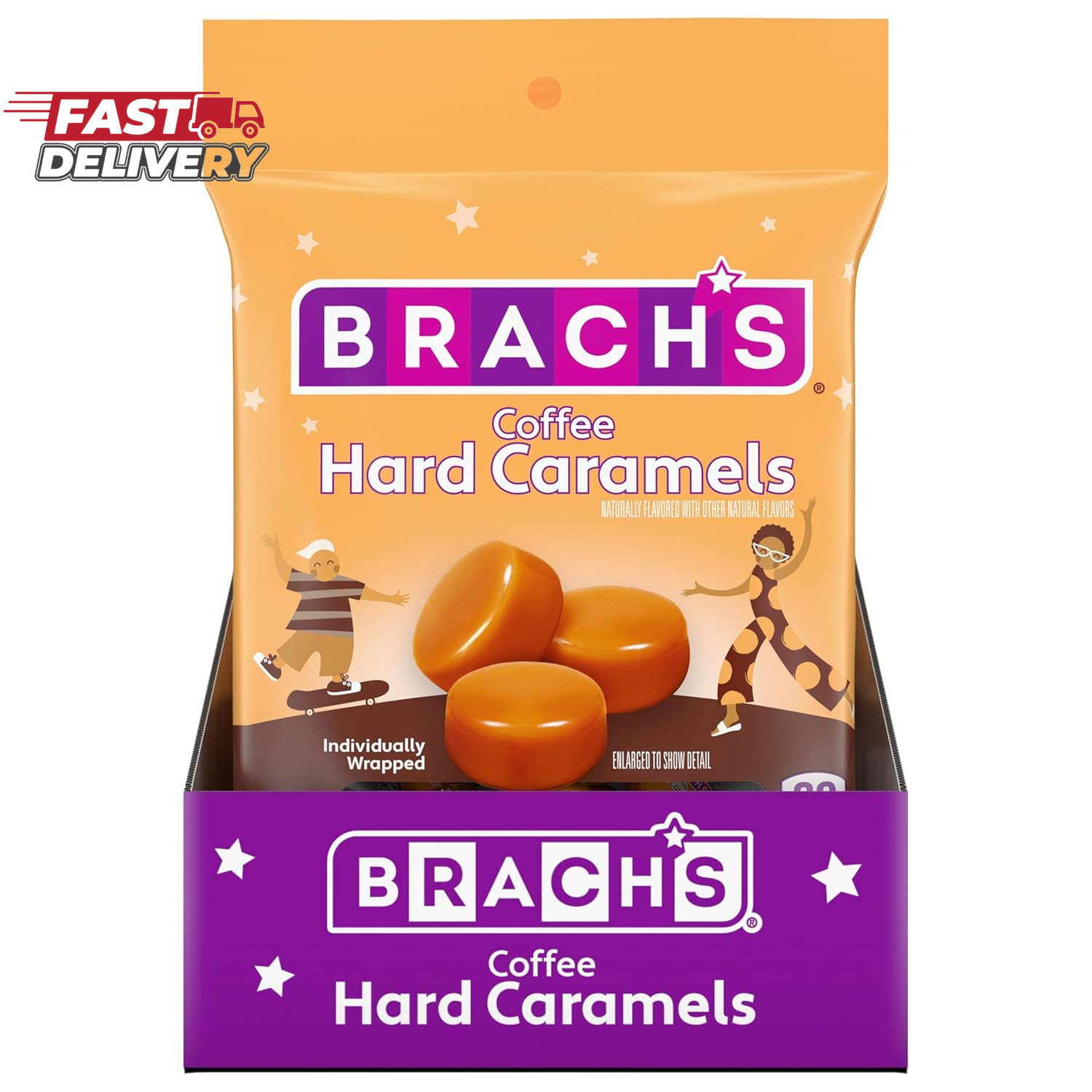 Brach'S Nips Coffee Flavored Hard Candy, Individually Wrapped Candy, 3.25 Ounce