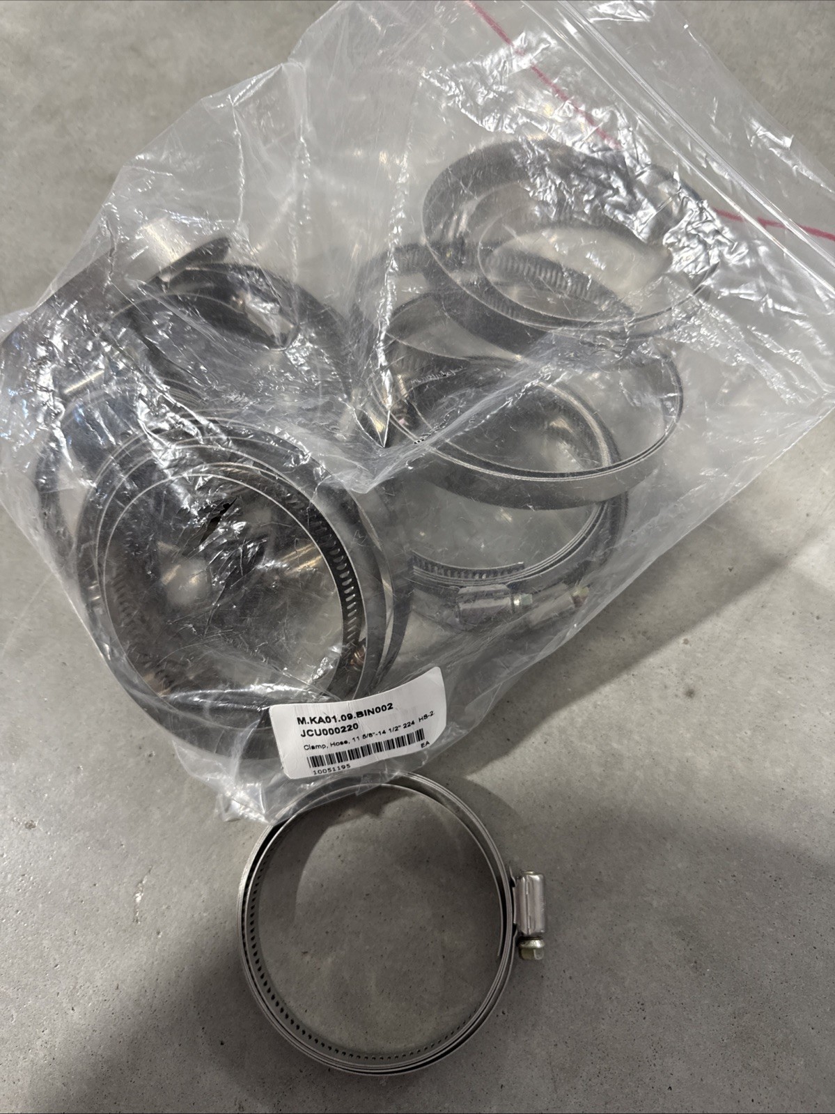 Dixon Worm Gear Clamp, Hose OD 11-40/64" to 14-32/64", (PACK OF 13) *NEW*