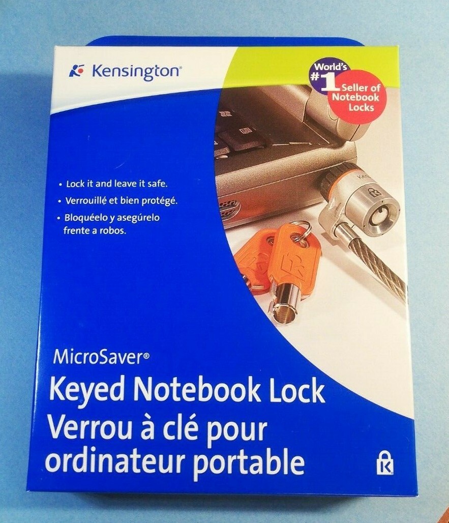 Kensington 6' Cable 64068F MicroSaver Keyed Notebook Lock in FACTORY SEALED BOX