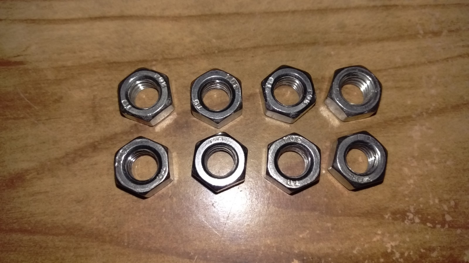 New Lycoming stainless steel exhaust nut STD-1410   8 ea.