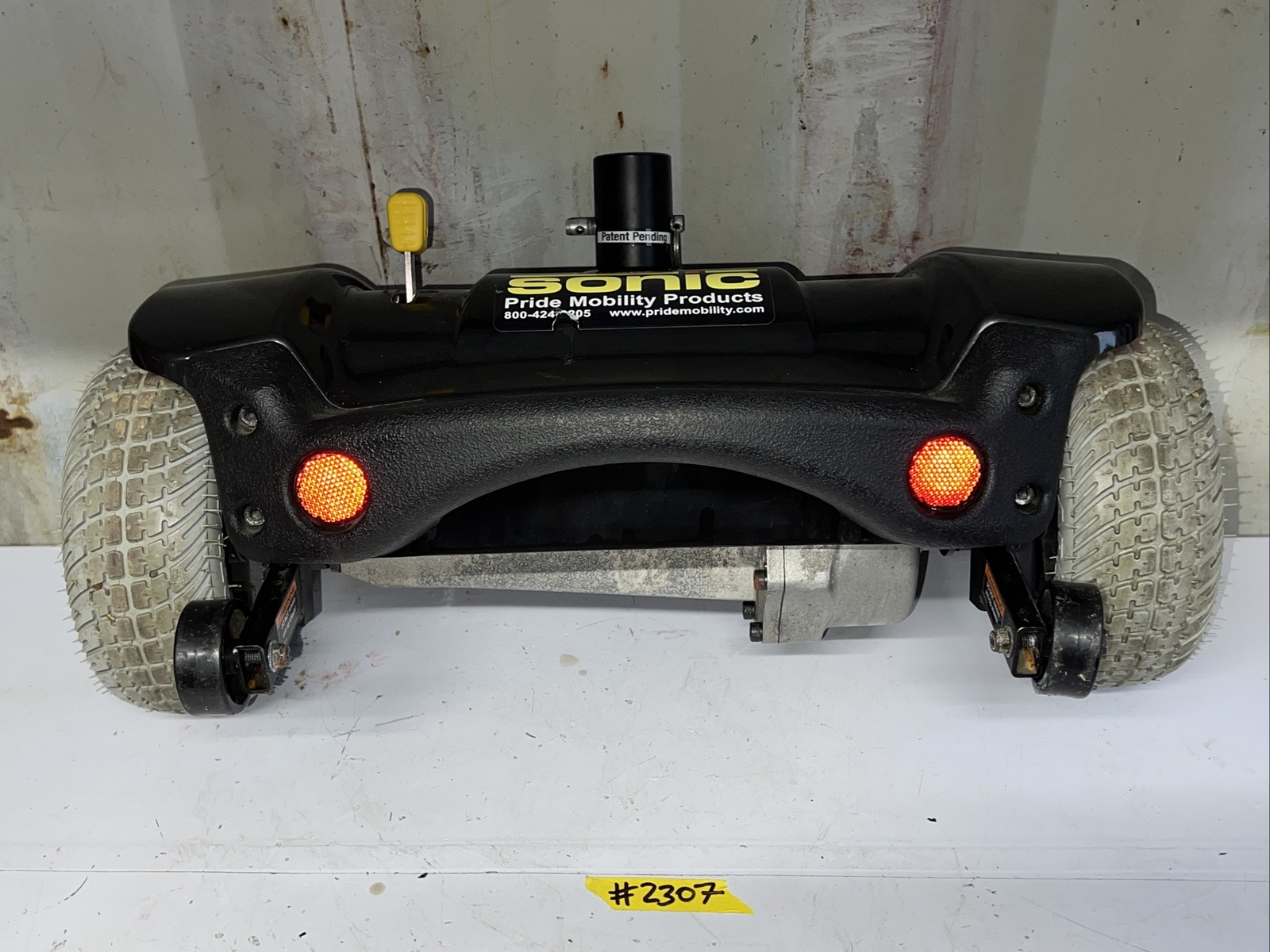 Pride Sonic Mobility Scooter Motor Rear End Half Assembly Frame Wheels Black