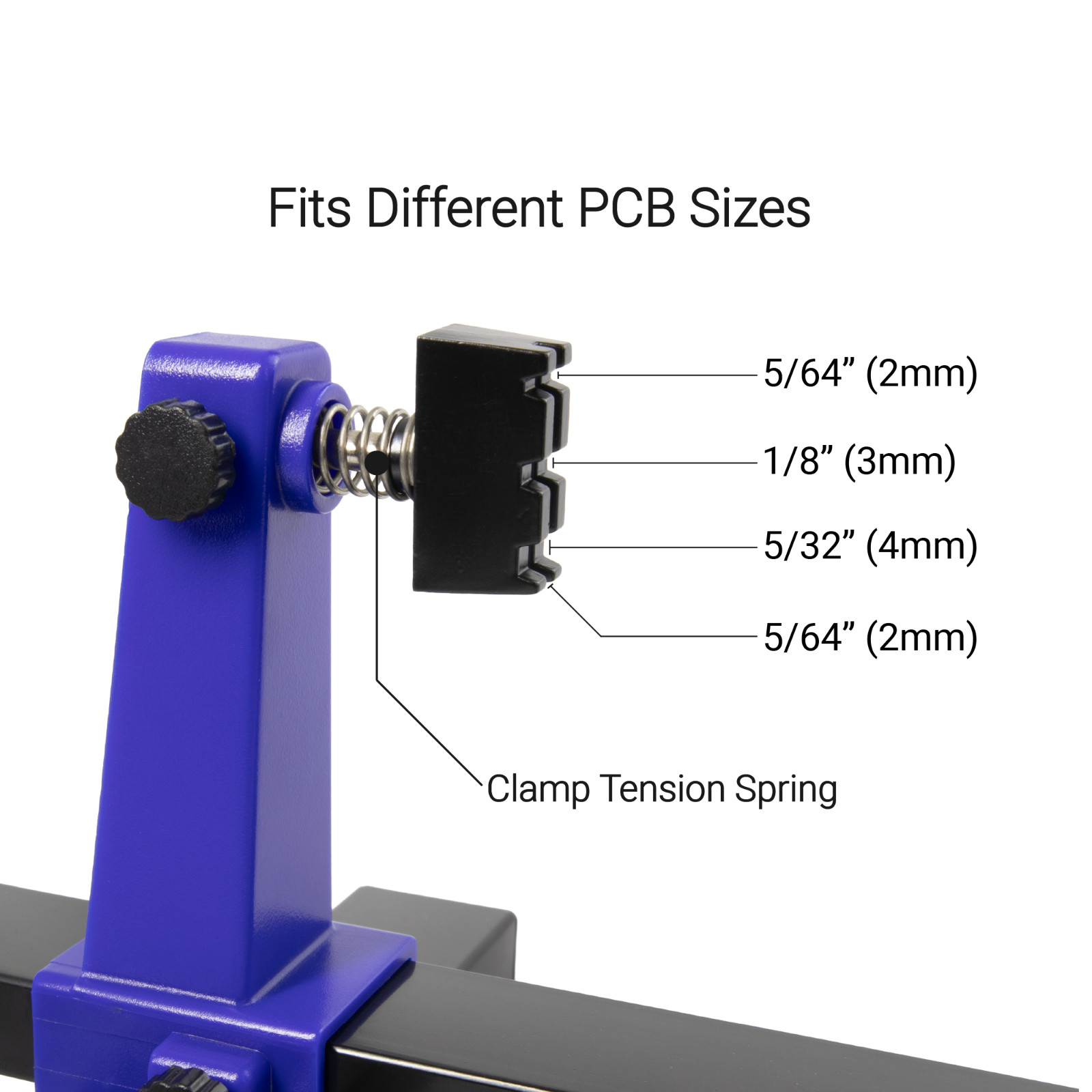 Adjustable Circuit Board PCB Clamping Kit 360° Degree Rotation
