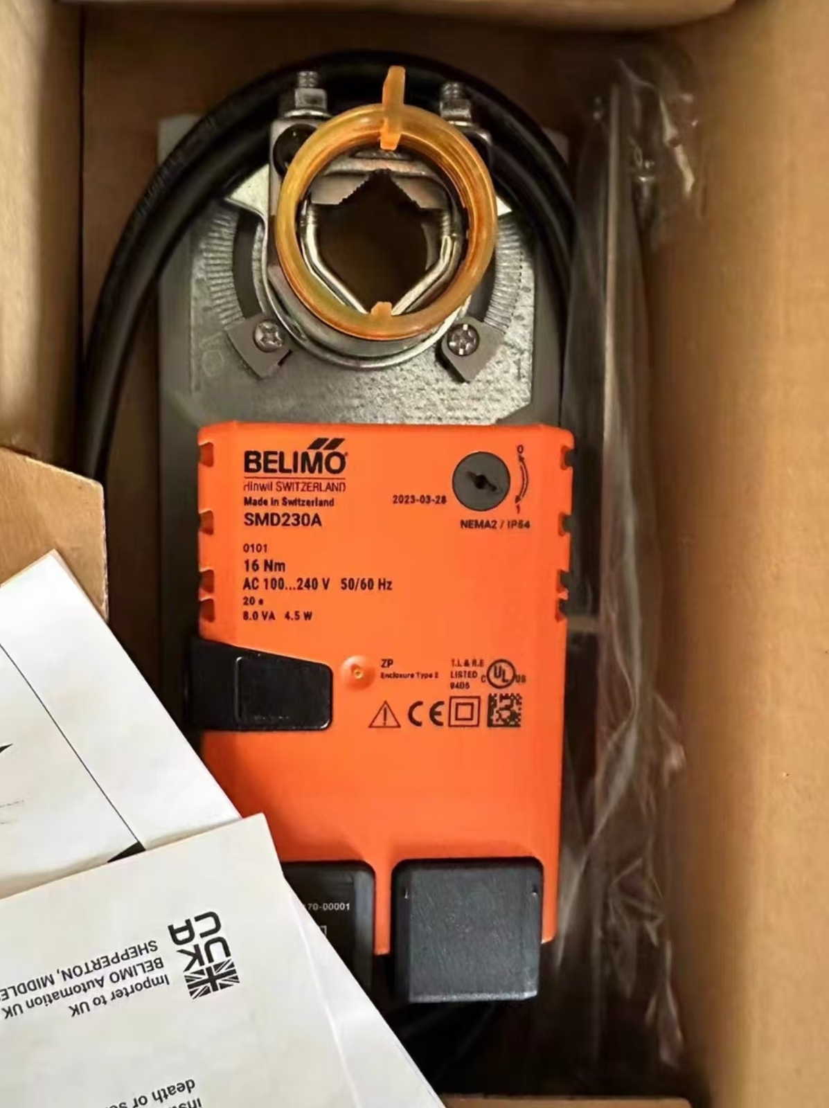 BELIMO SMD230A damper actuator 16Nm 100-240VAC-UPS or DHL fast delivery