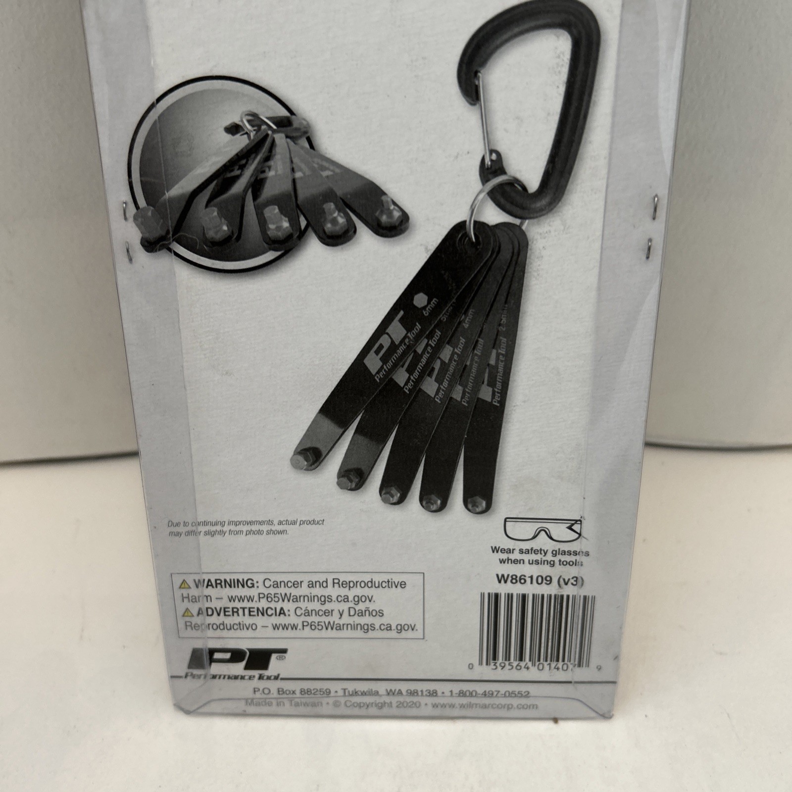 Performance Tool 5-Pc Offset Hex Key Set W86109 Low Profile, Metric