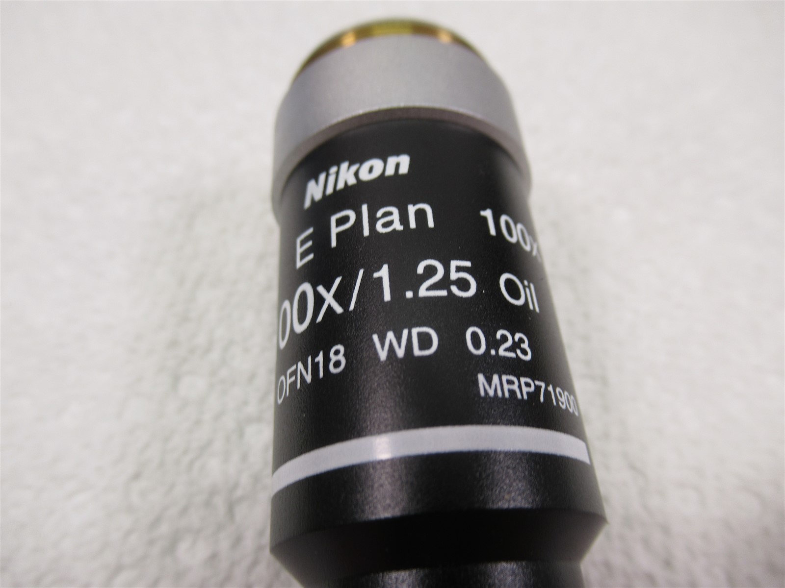 Nikon Eclipse Series E Plan 100x Microscope Objective Lens Excellent Shape