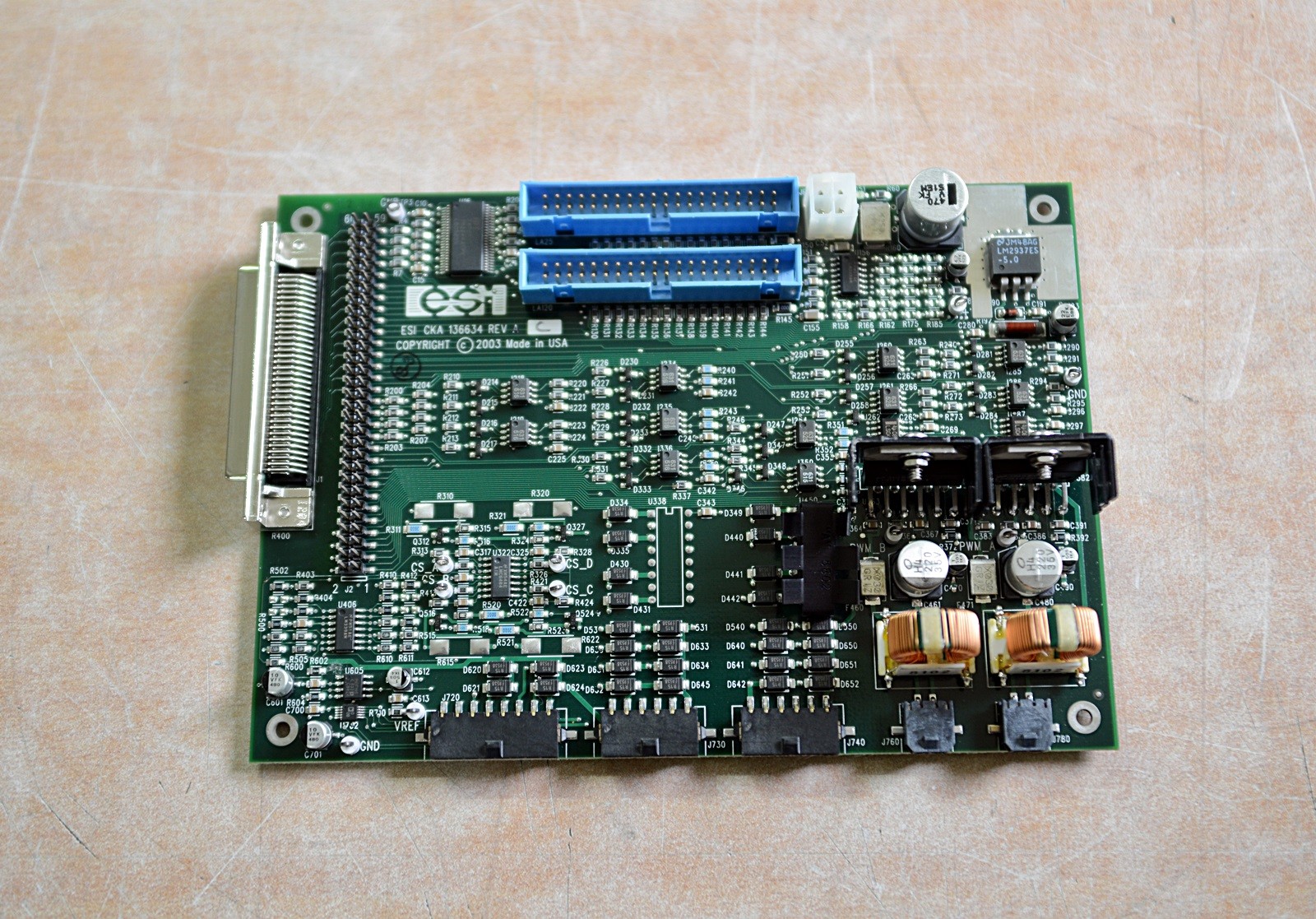 ESI Laser Repair Machine PCB Assy Board CKA 136634 Rev.C