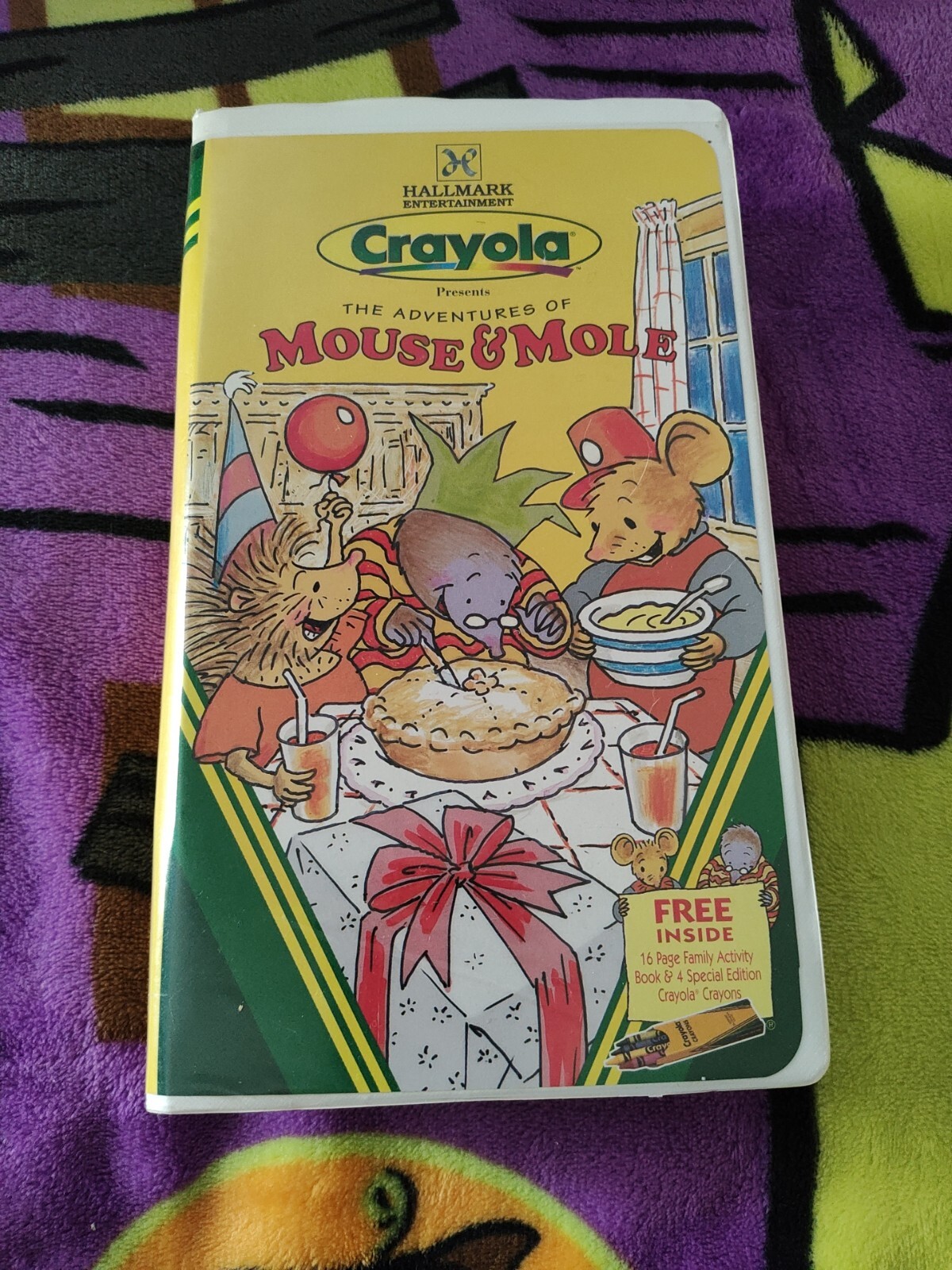 Hallmark & Crayola Presents: The Adventures Of Mouse & Mole (VHS, No Book Or...