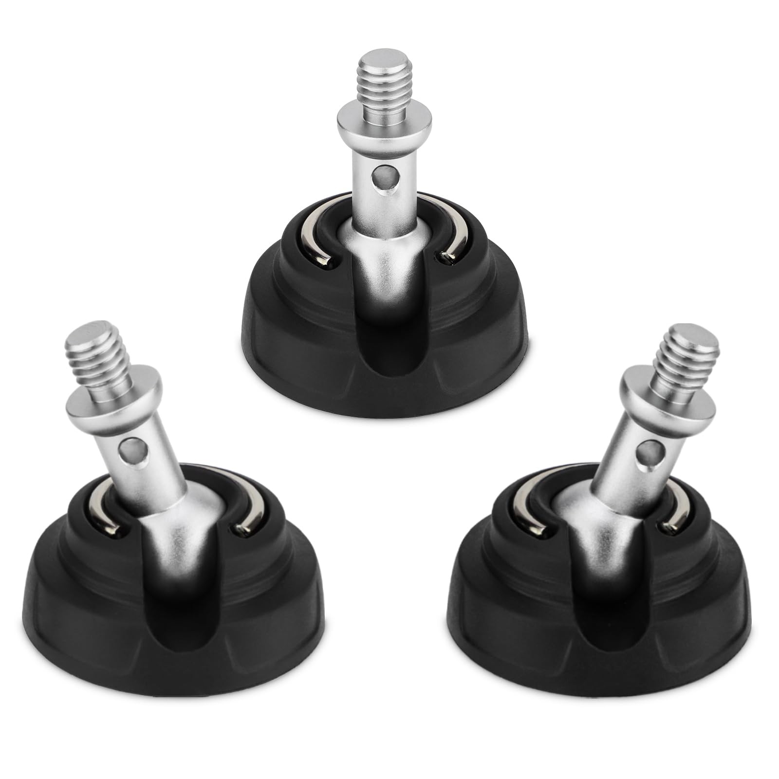 Tripod Rubber Feet with 3/8" Screw,Universal AntiSlip Thread Big Tripod Feet ...