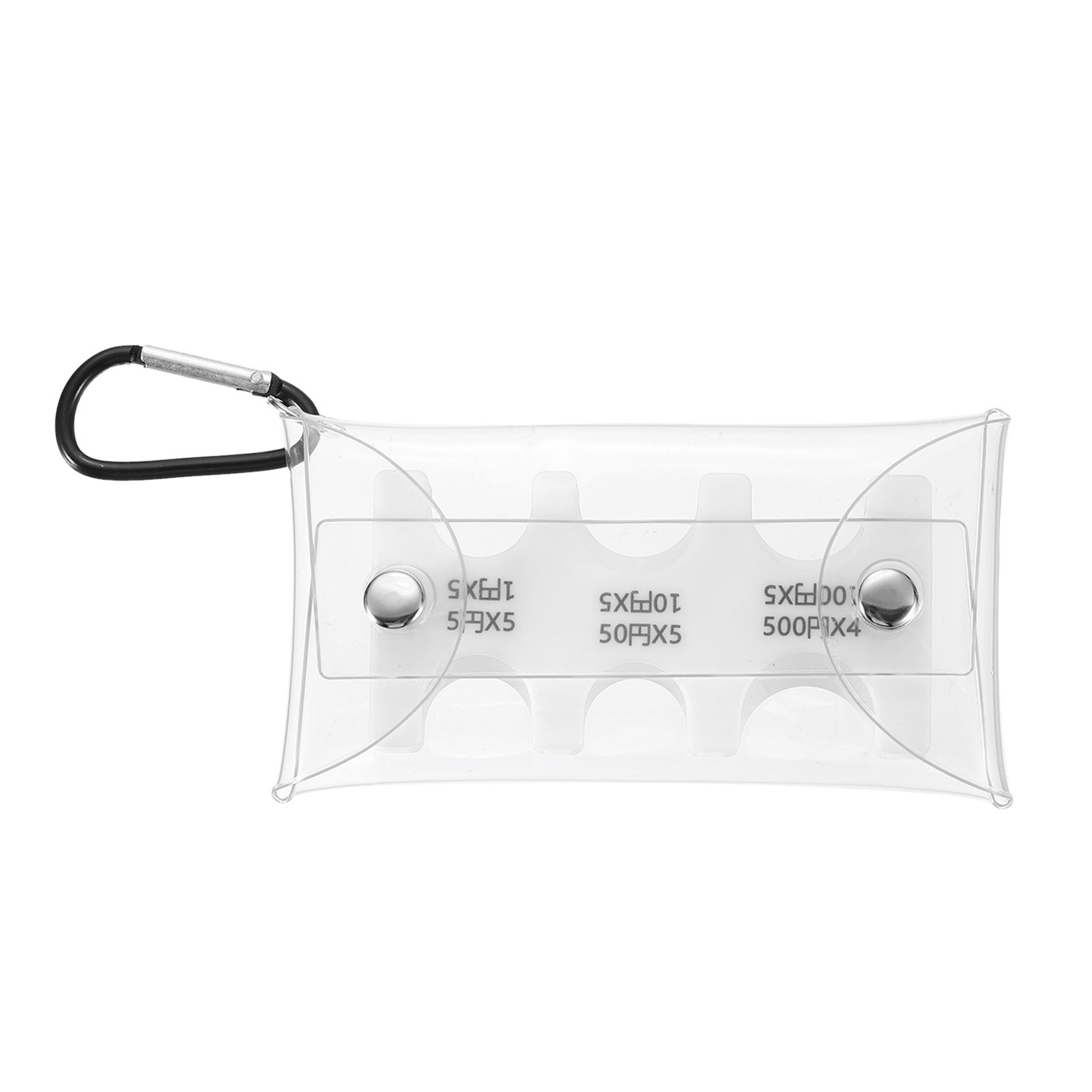 JPY Coin Holder with Coin Sorter 6 Slots and Bags White