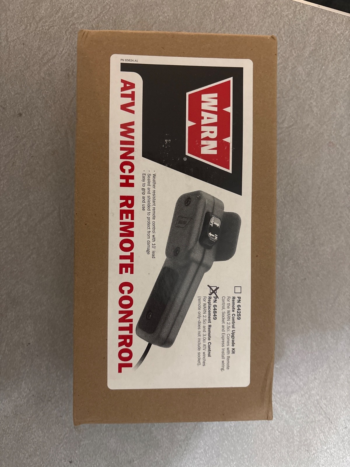 Warn 64849 Atv Winch Remote Control Replacement For 2.5ci and 3.0ci