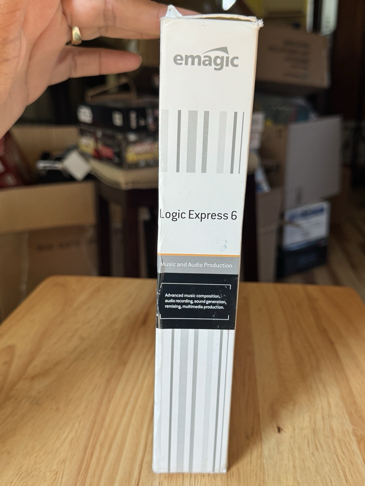 Emagic Logic Express 6 Daw Software for Mac Cd Rom with USB Key Complete In Box