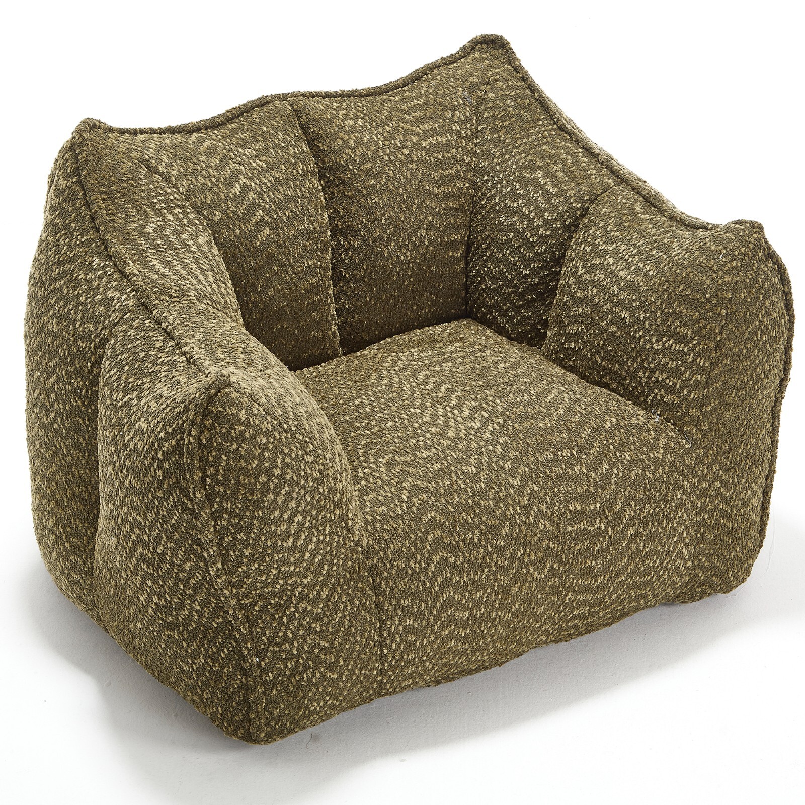 Sofa chairs with highly resilient foam for living rooms and bedrooms Olive Green