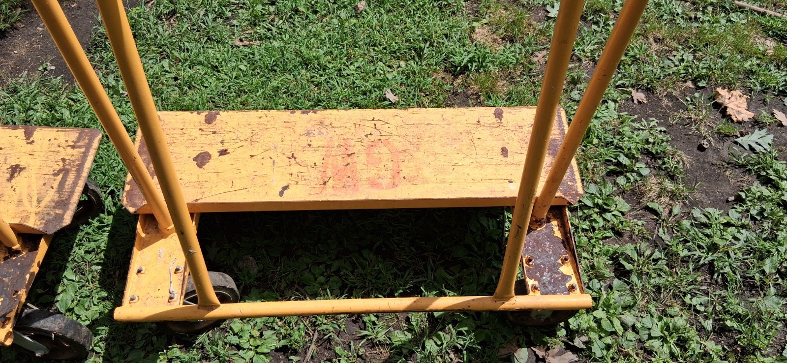 Two Heavy Duty Panel Carts