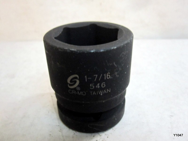 Sunex 546 1" Drive Standard 6 Point Impact Socket 1-7/16"