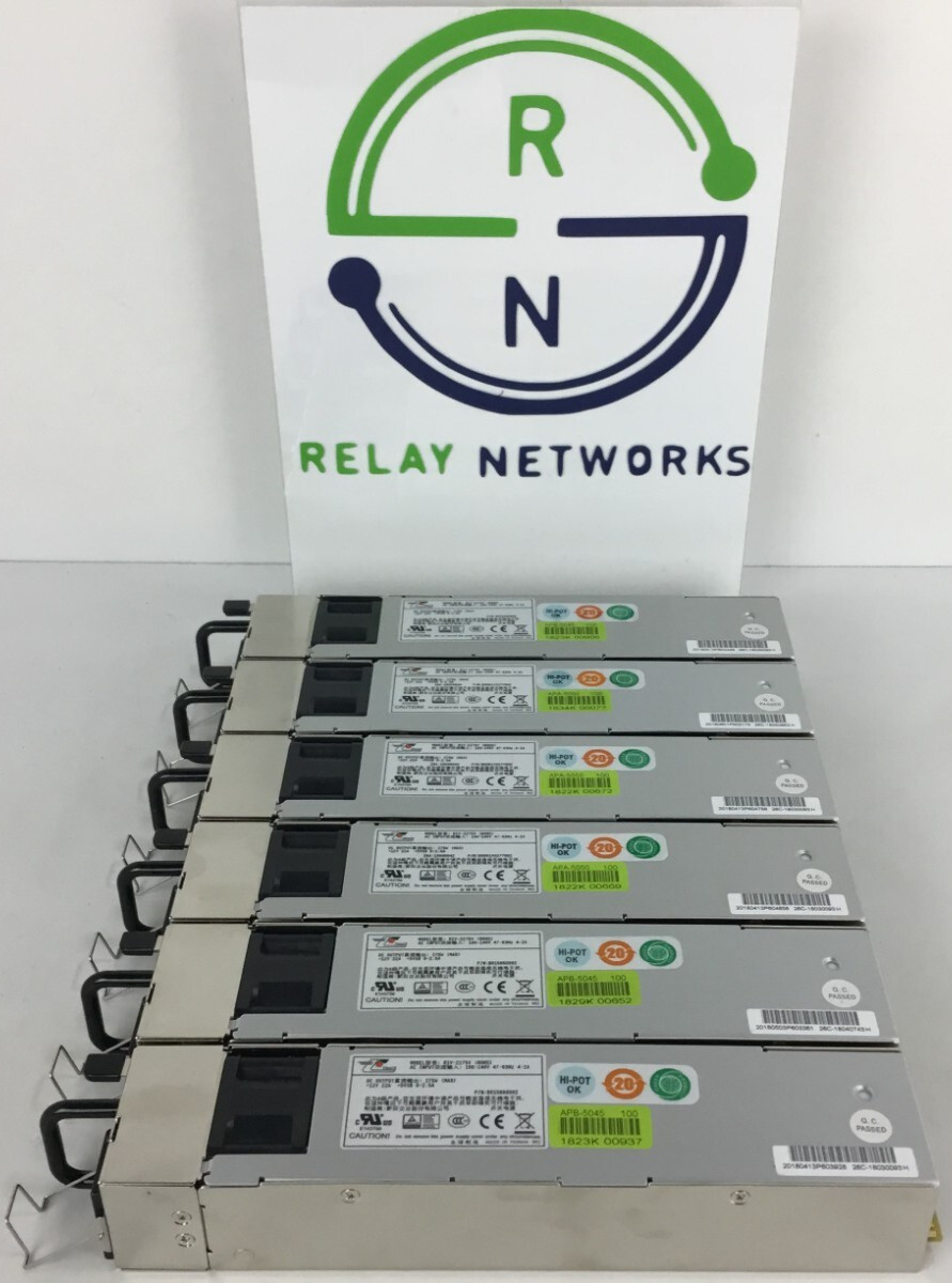 LOT OF 6 Checkpoint R1V-2275V 275W Hot Swap 1U Power Supply