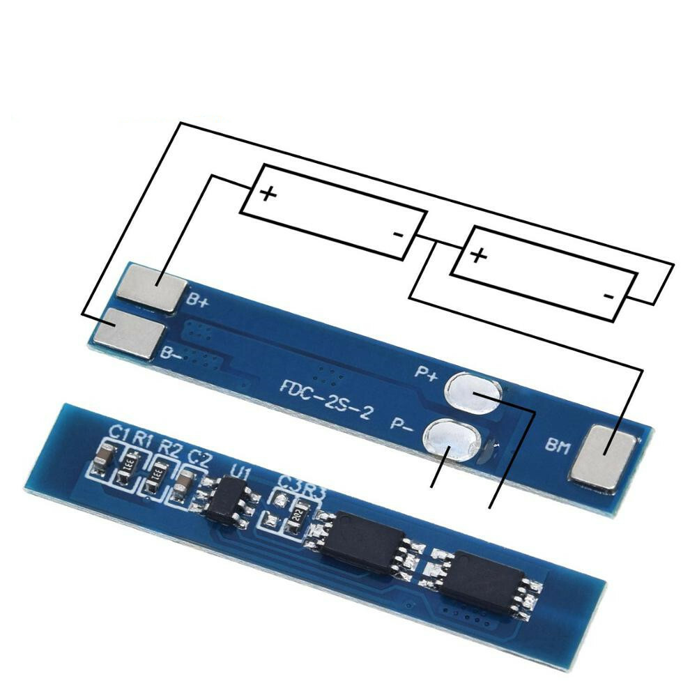 2S 3A Li-ion Battery 7.4v 8.4V 18650 Charger Protection Board bms pcm