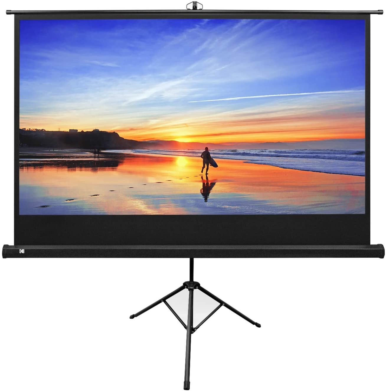 Kodak 80" Portable Projector Screen w/ Stand & Lightweight Carry Bag