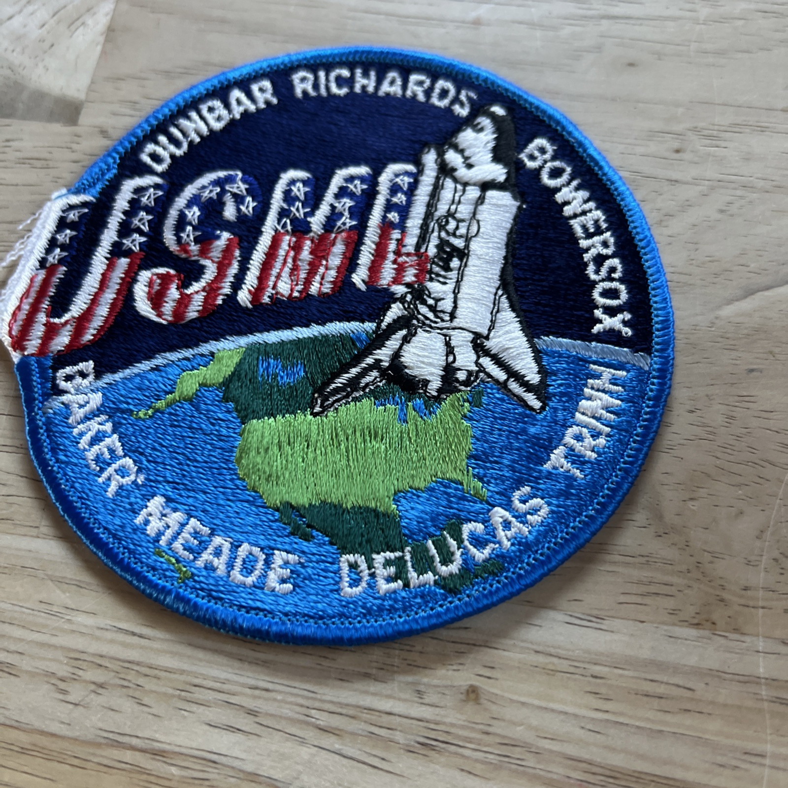 NASA Space Shuttle Columbia STS-50 Mission Dunbar Richards Baker Meade Patch