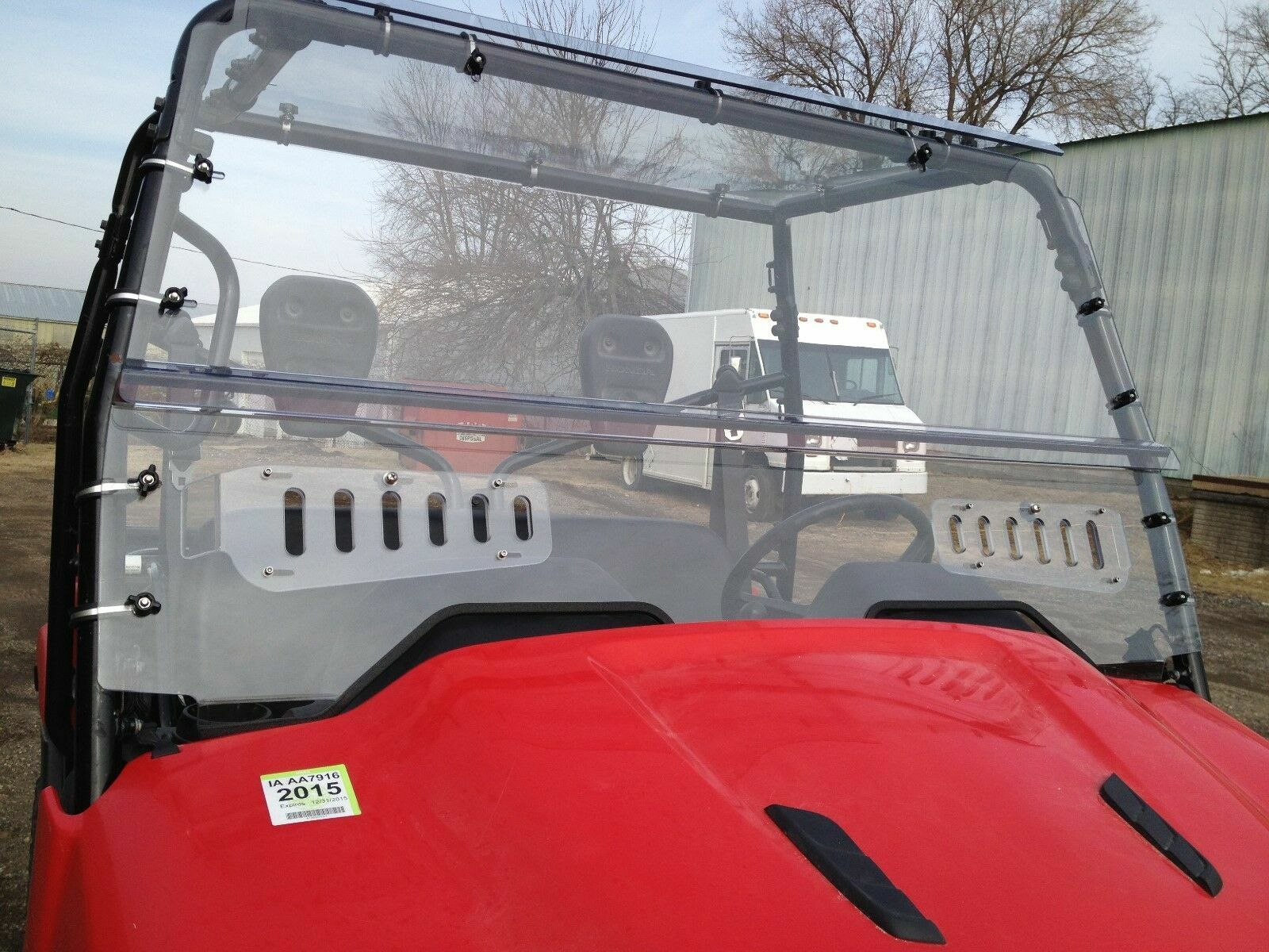 HONDA BIG RED 4X4 MUV700 2009-2013 MAX-FLO VENTED WINDSHIELD SALE!!!