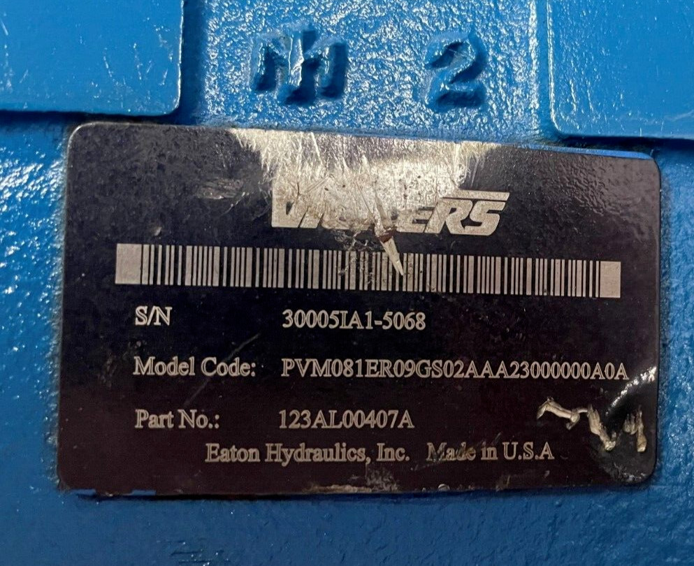 EATON 123AL00407A Hydraulic Piston Pump