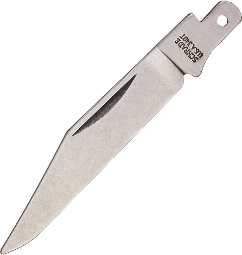 Schrade Knife Replacement UNSHARPENED Stainless Clip Point 2 1/8" Blade USA MADE