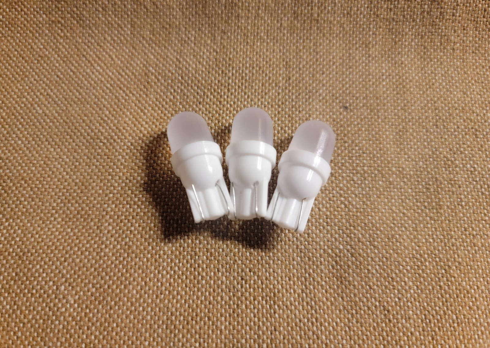 (3)WARM WHITE FROSTED 8V LED WEDGE LAMP/Pioneer SX-680 SX-750 SX-880 SX780 SX580