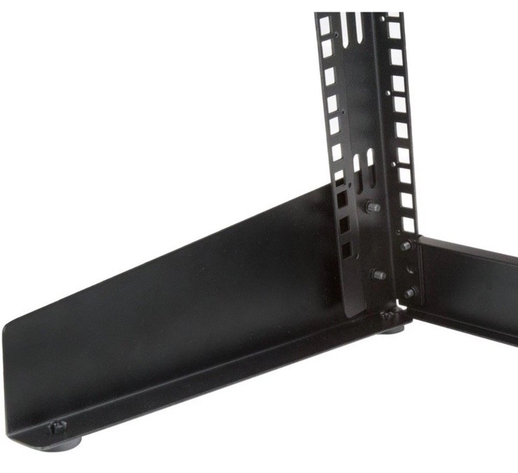 StarTech 8U Desktop PC Rack - 2-Post Open Frame Rack - 19in Open Frame IT Rack