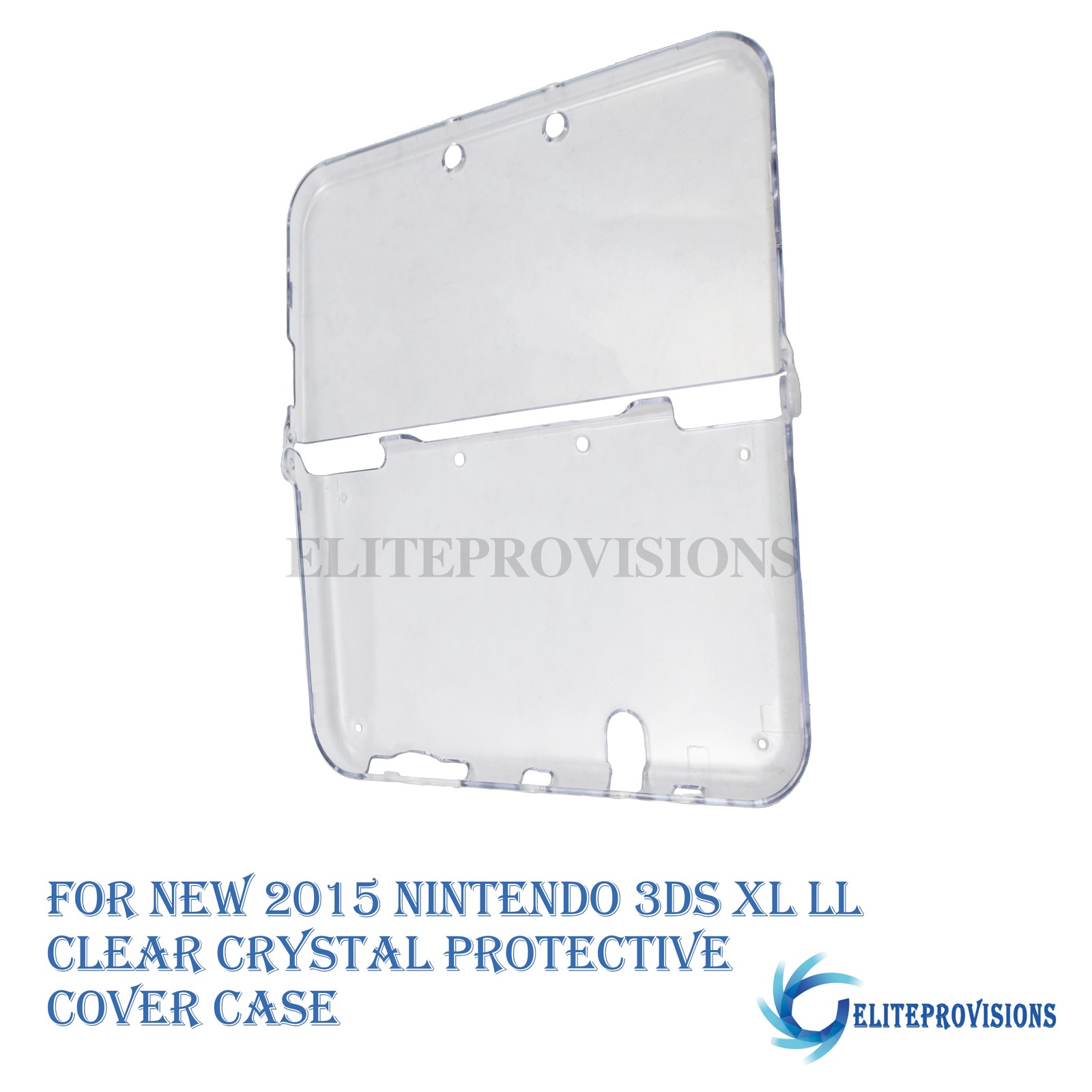 Fits Nintendo 3DS XL/LL New 2015 Clear Crystal Hard Shell Protective Case Cover