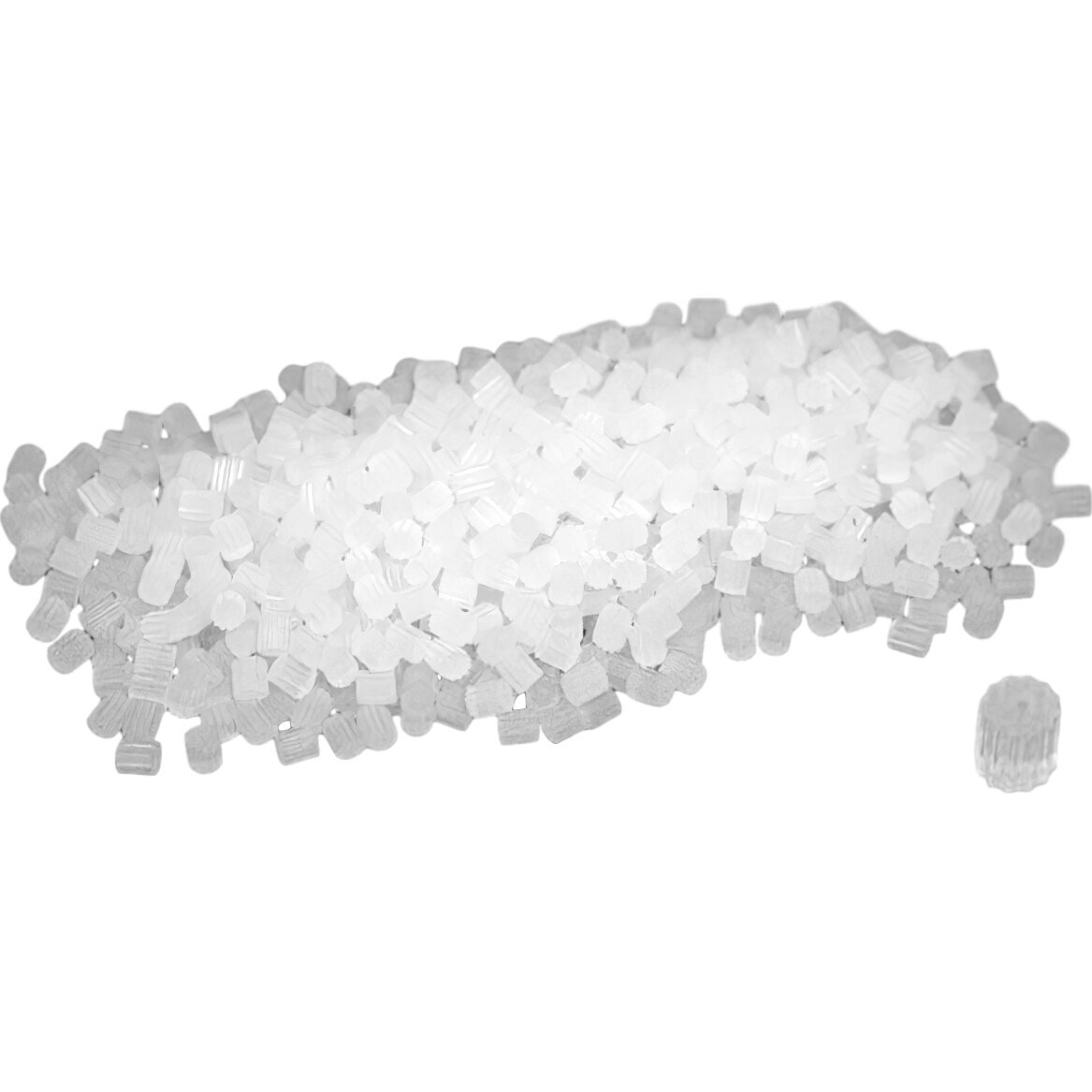 100 Earring Backs Medium 3mm Safety for Fish Hook Translucent Stopper Protectors