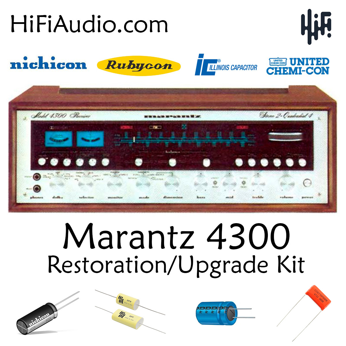 Marantz 4300 rebuild restoration recap kit repair filter capacitor upgrade