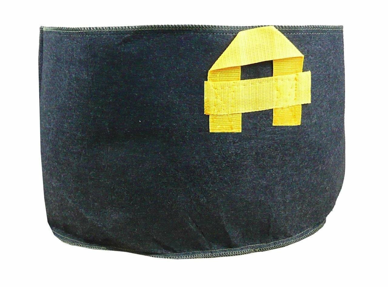 2/7/15/20/25/30/40 Gallon Black Fabric Grow Bags with Handle, 20-Pack Plant Pots