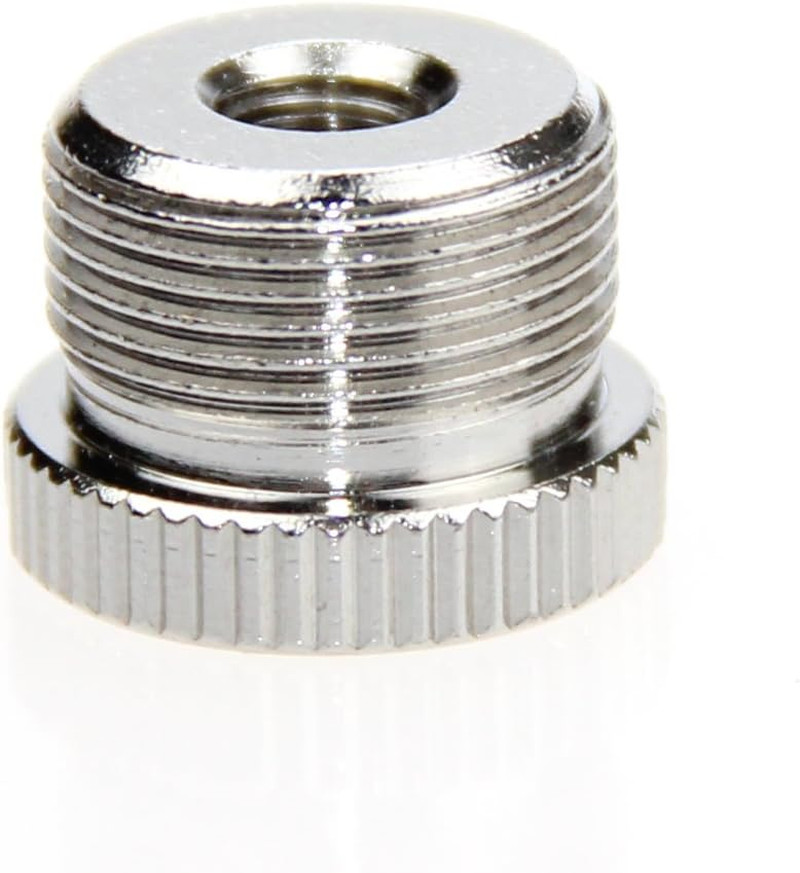 5/8-Inch Male to 1/4-Inch Female Mic Screw Adapter for Mic Microphone Stand - 11