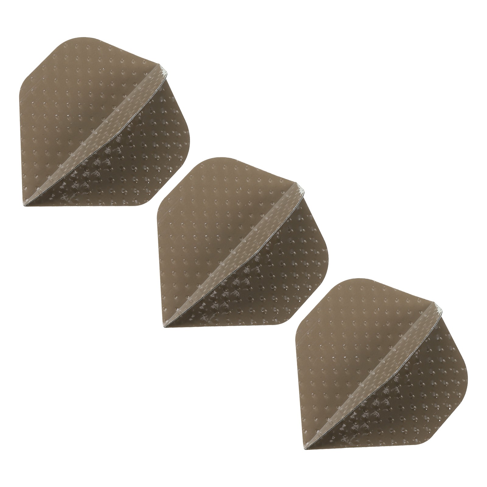 Slim Dart Flights, 3 Pack Aluminum Foil Dart Accessories, Brown