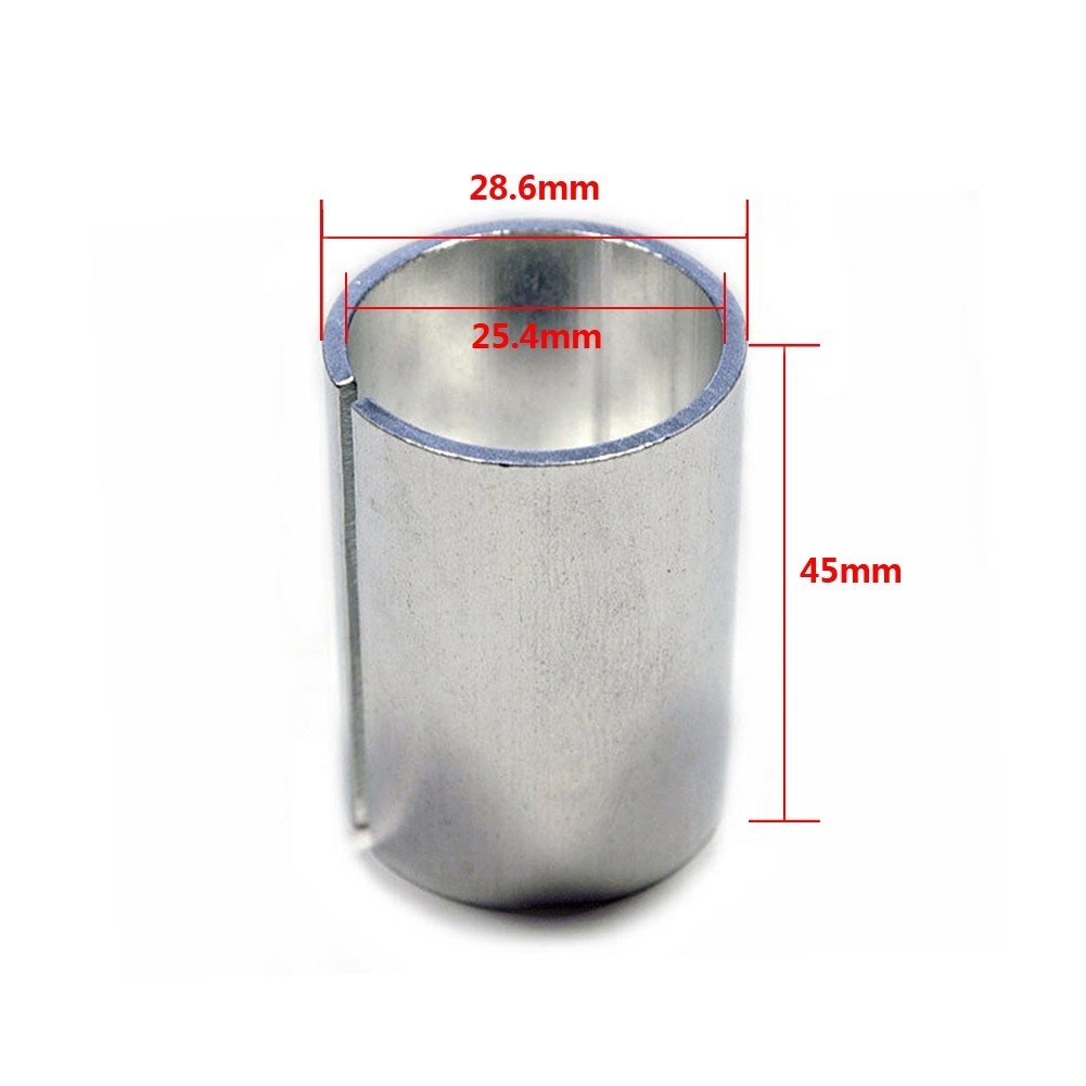Road Stem Shim Silver Spare Steerer Cycling Part 1 1/8" To 1" Adaptor