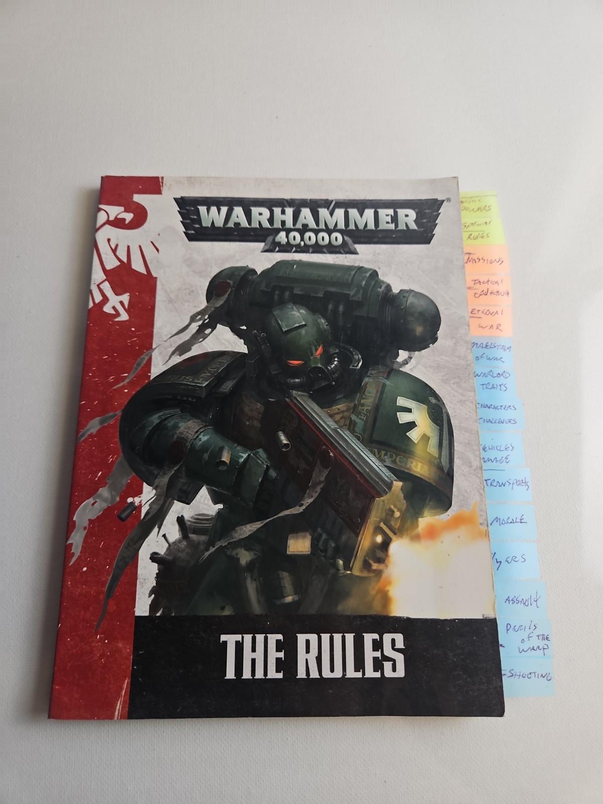 Games Workshop - Warhammer 40,000: The Rules - 2014 Mini Book Paperback #BBC