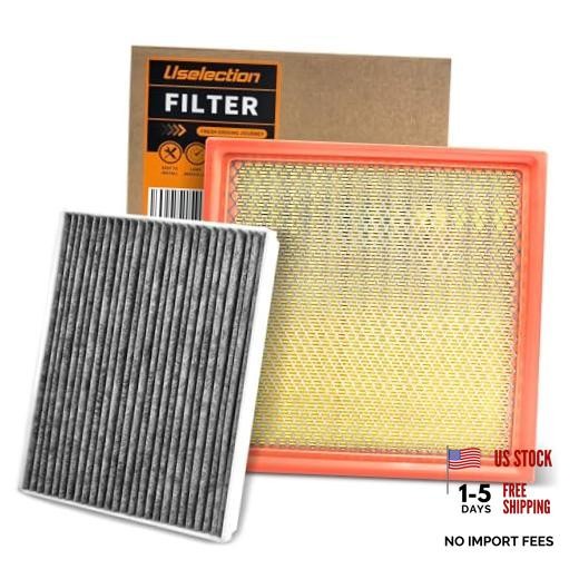 Cabin Engine Air Filter W/Activated Carbon Kit for Ford F150(2015-2025) 2.7L