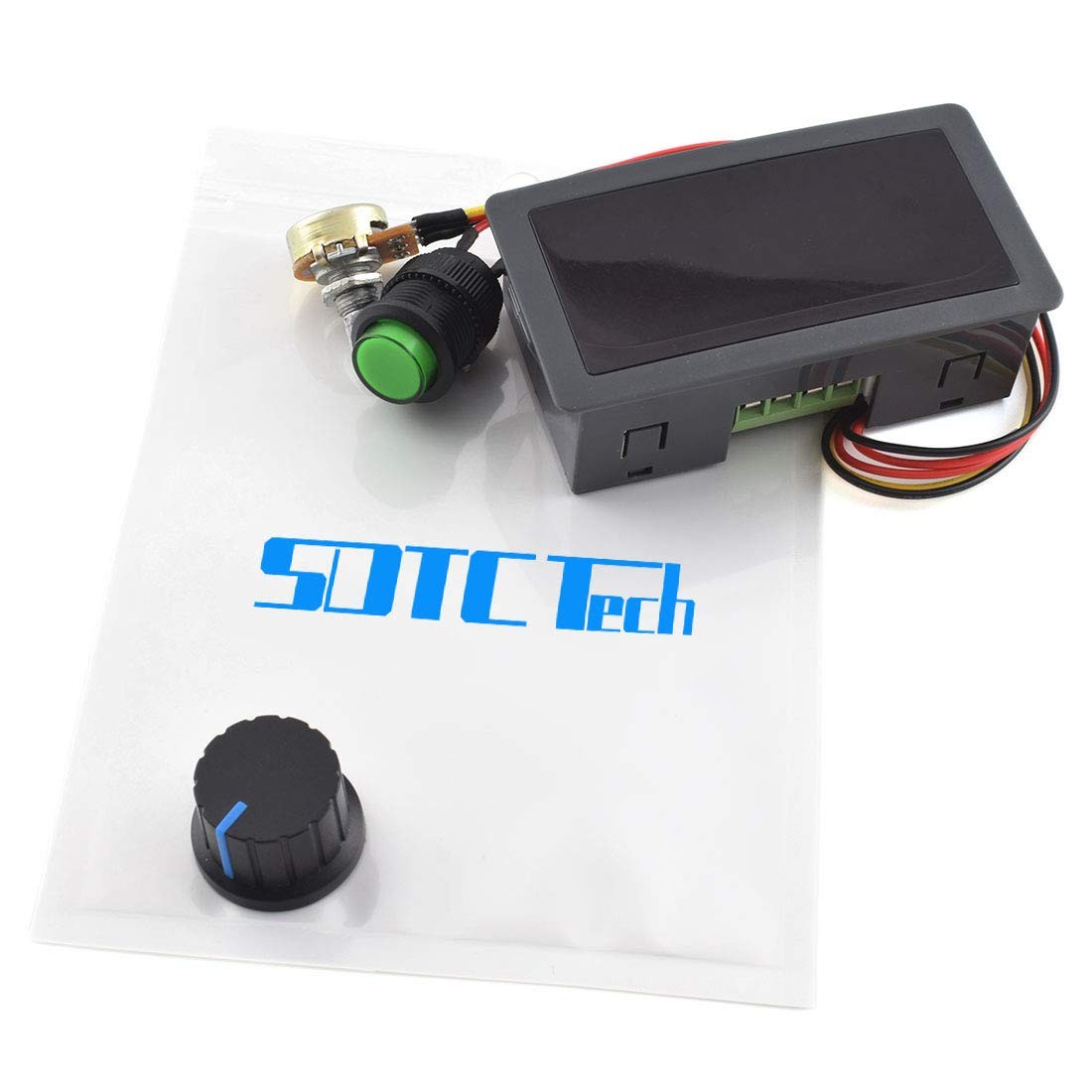 6V-30V 8A DC Motor Speed Controller 6V 12V 24V PWM Stepless Speed Control Switch