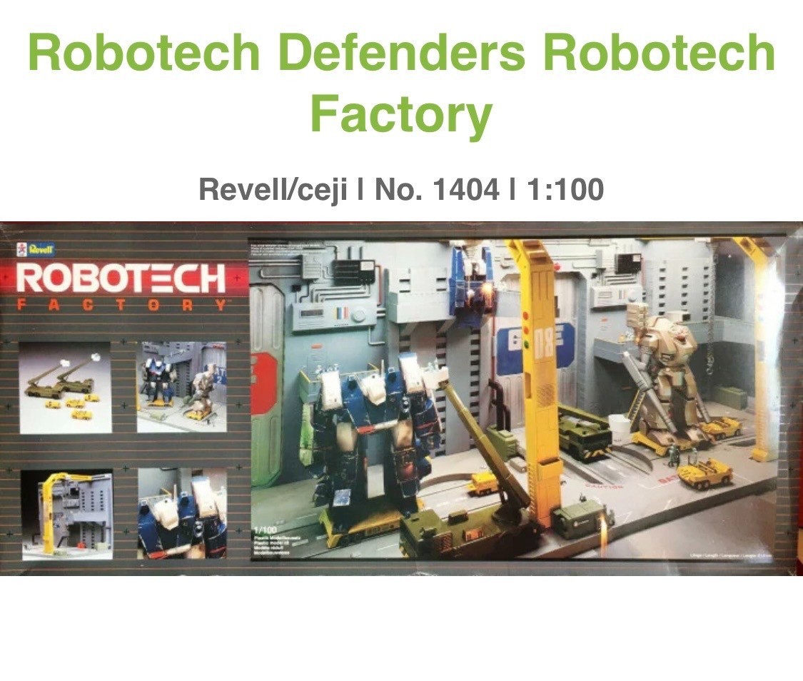 REVELL 1404 Robotech Factory Model Kit 1984 Vintage!