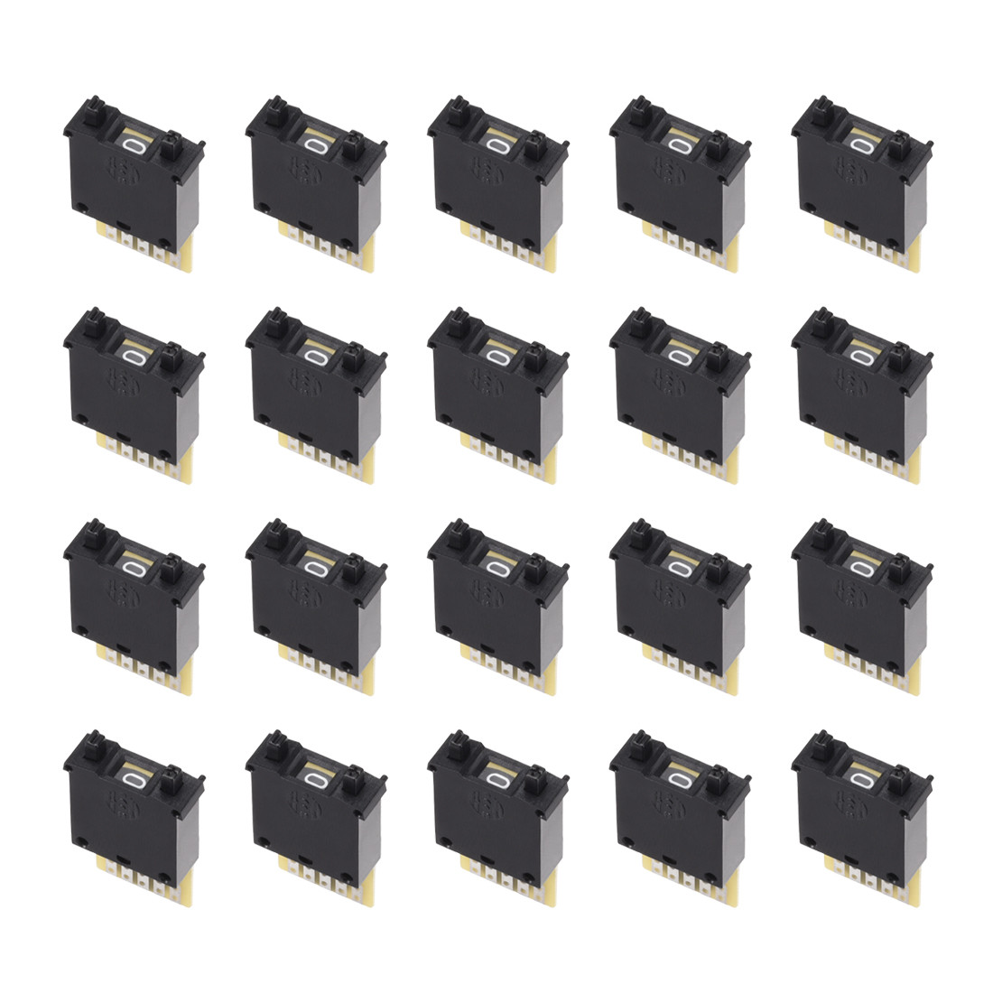 20 x DIP Switch BCD Code Thumb wheel Switch KM2 0-9 Digital Black 30 x 18 x 8 mm