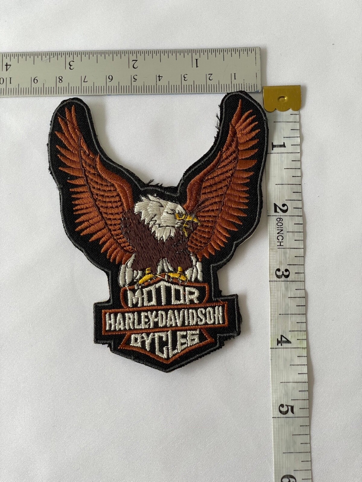 Harley Davidson Eagle Embroidered Sew On Jacket Vest Motorcycles Patch