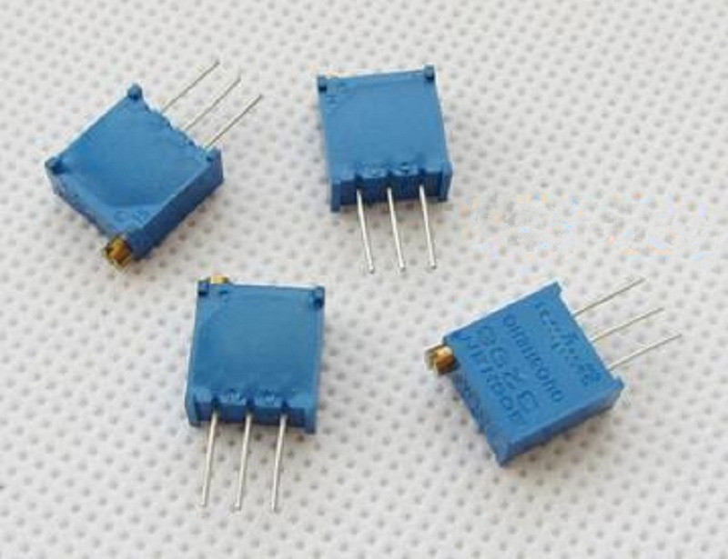 5 pcs 500 3296W 50 ohm Multiturn Trimmer Adjustable Potentiometer Variable