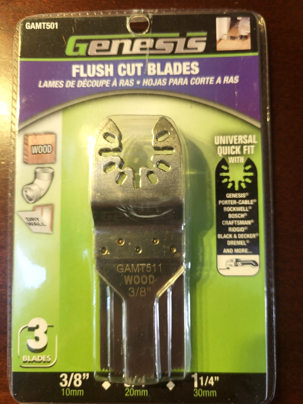 Genesls GAMT501 Flush Cut Blades