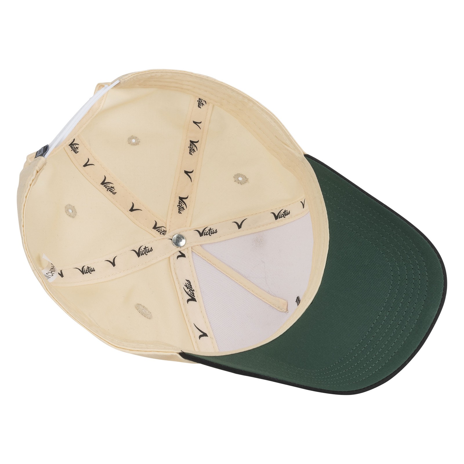 Victus Switch Hitter Snapback Baseball/Softball Hat - Tan/Black